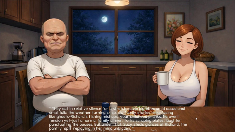 Cumming Gaming: Grandpa Lesson Taboo Hentai Game Ep.3 Dia menampar isteri cucunya...