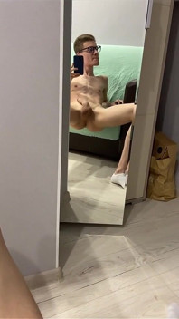 Jerk off in Front of the Mirror