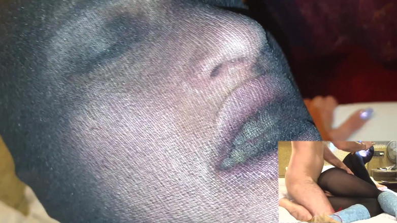 Nylon Xtreme: Wanita miang dengan Encasement kucing nilon penuh
