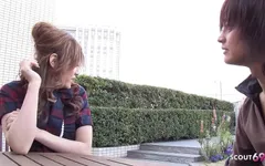 Magrinha japonesa adolescente fodida secretamente por pervertido padrasto