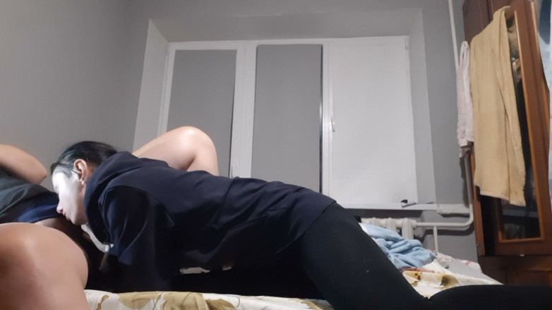 Lesbian-illusion: I Quickly Cum in Her Mouth, but She Doesn’t Stop...
