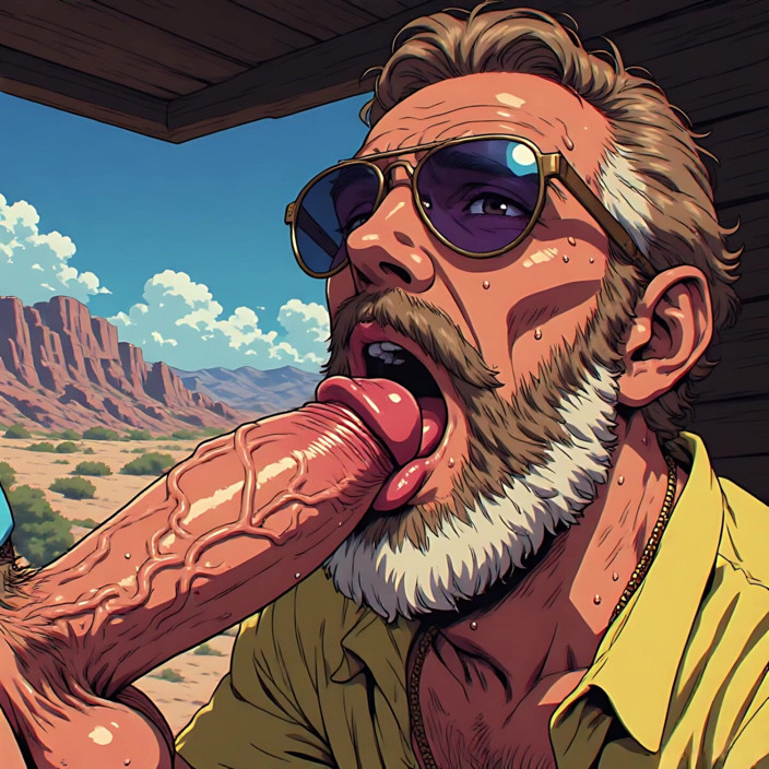 Erotic Man: Fusti succhiano in Aviators Art