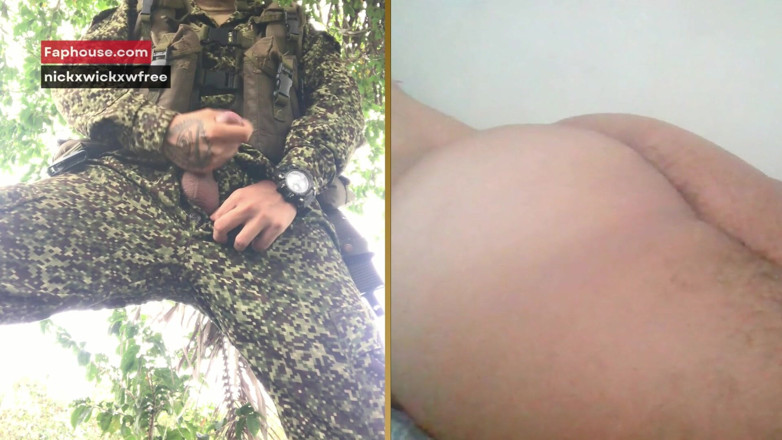 Mafhgy7: Junger Soldat kommt live für mich