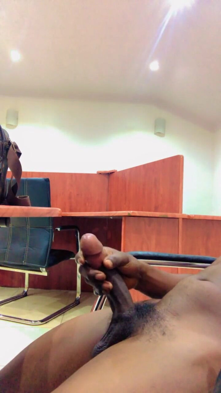 Curve 10: Black Cock Lonely Office Masturbate