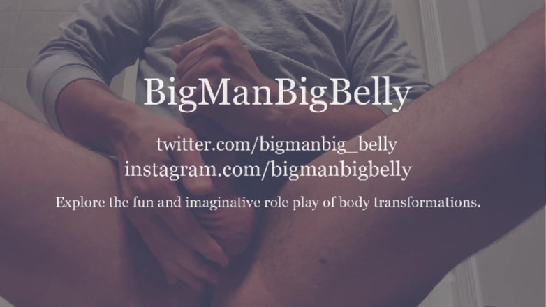 BigManBigBelly: Femininer mann stöhnt und weint