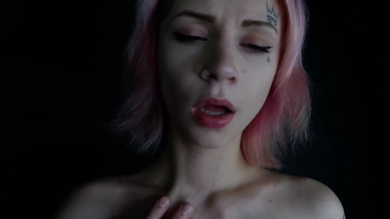 Laura Raspberry: Girl with tattoo on playing with pussy