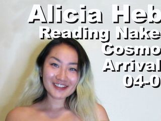Cosmos naked readers: Alicia Hebi che legge nuda Arrivi del cosmo