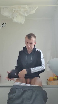 Teen Getting Out of Bath All Wet