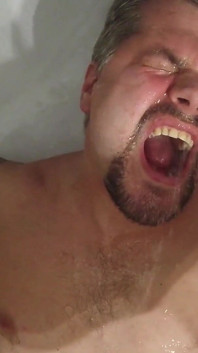 POV Girl Pisses on Tattooed Guy in the Shower