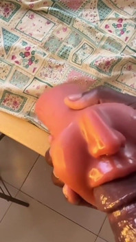 BBC Toy Throat Fuck Experience
