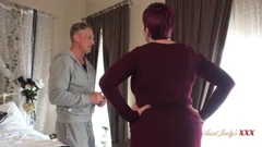 AuntJudysXXX - Busty Mature MILF Layla Bird Fucks the Carpet Man