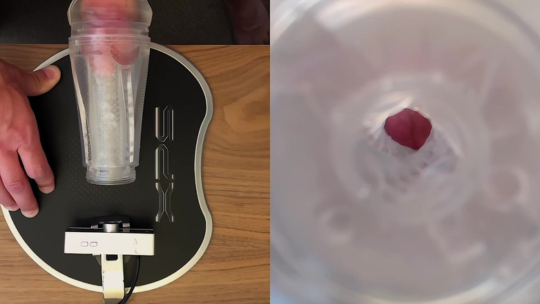 NakedFoxx: Dual cam fleshlight fuck dan orgasme intens: sampai crot di...