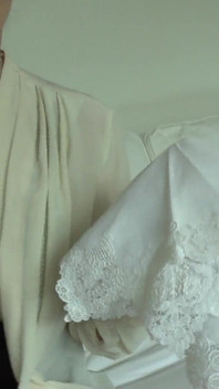 Wir schnüffeln weiß, regal aus Spitze, Handkerchiefs - Lady victoria Valente