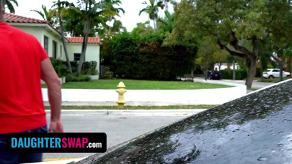 Daughter Swap: DaughterSwap - Naughty teen besties Joselin Kelly and Raylan Ann swap...
