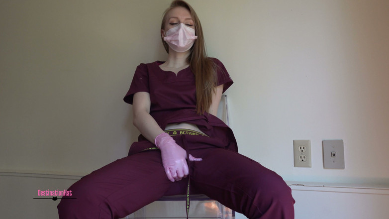 Destination Kat: Nurse Self Exam Masturbation