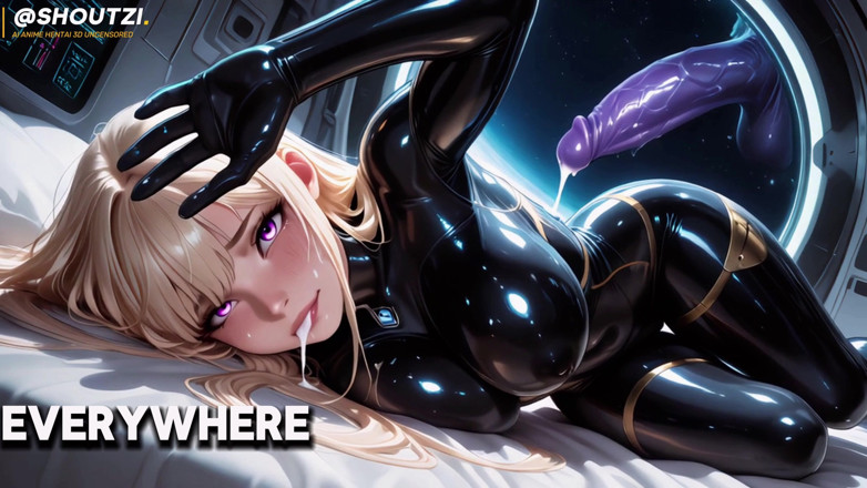 Shoutzi Anime Hentai3D Uncensored: La Sexy Ragazza Spaziale in Lattice Stretto Sborrata Dentro E...