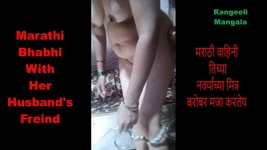 Marathi Žena v domácnosti si užívá s manželovým freindem