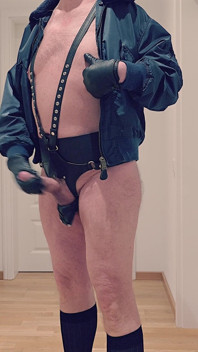 Fusto di pelle fetish xl 7