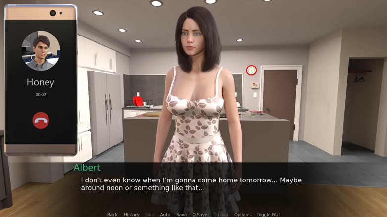 Dirty GamesXxX: Mimpi NTR: Suami di tempat kerja dan isteri menjemput jirannya...