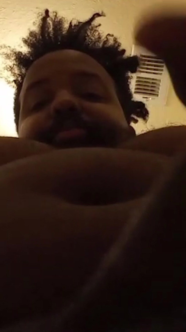 POV Facial Cumshot From Black Bear Stepdaddy (Eddie V 's solo strokes)