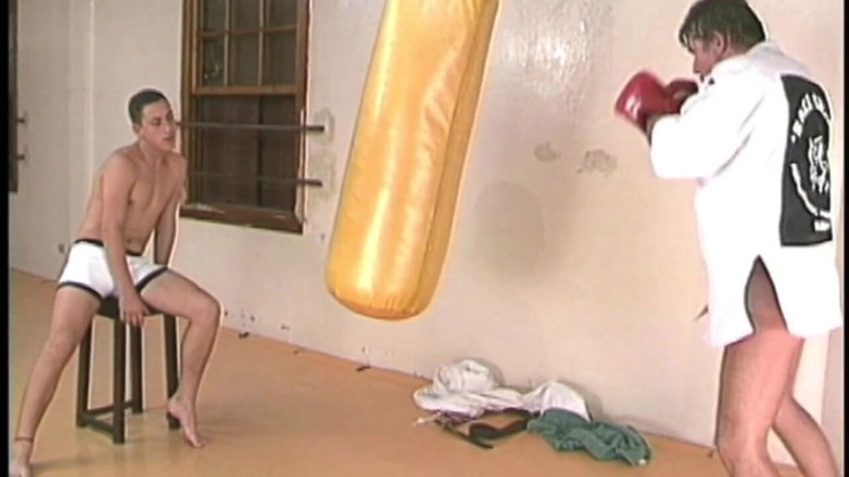 Crunch Boy: Latino straight fucked his friend younger