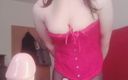 Anna Rios: Clip individuali della ragazza nel corsetto rosso, se ti piace...