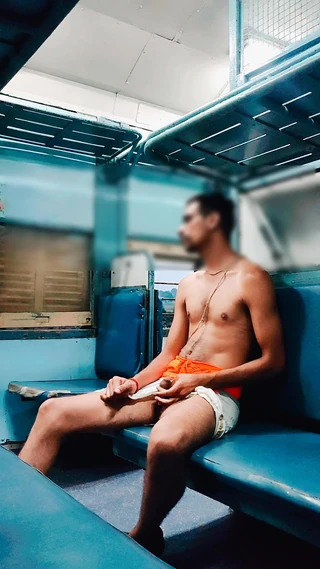 Railway Station Nude