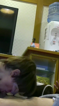Cheating Couple POV Deep Blowjob Swallow