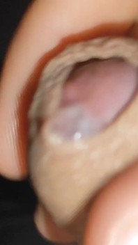 Incredible Cock, Unique of Slippery Phimosis by the Robust Body.