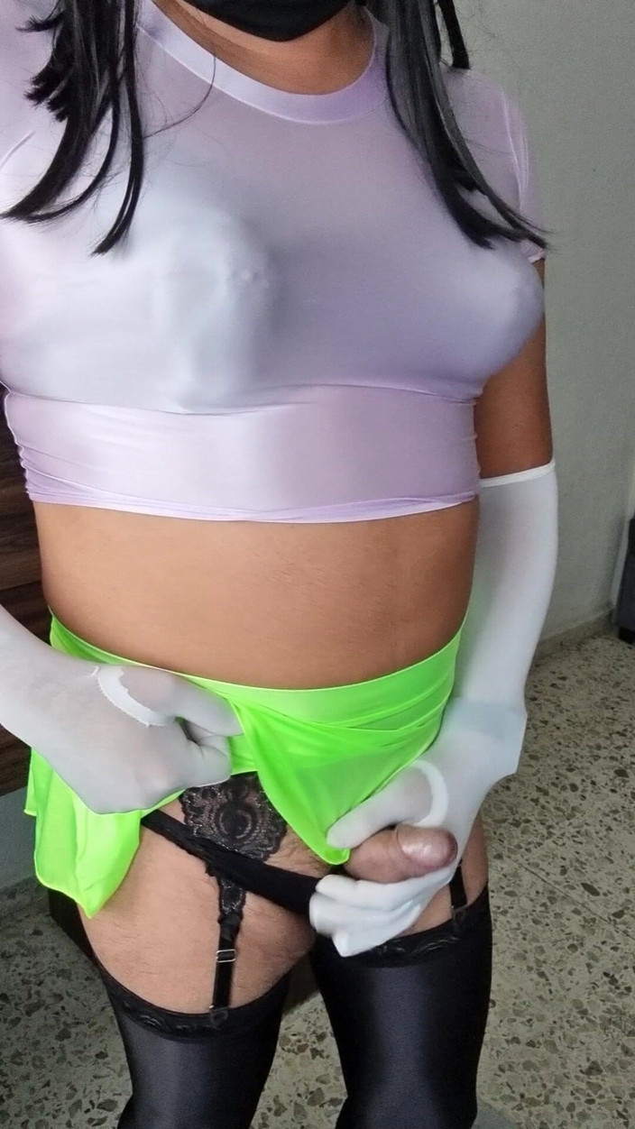 Sexy shinny clothes: Teil von 3 aus meinem super sexy Set Marienkäfer Schulmädchen