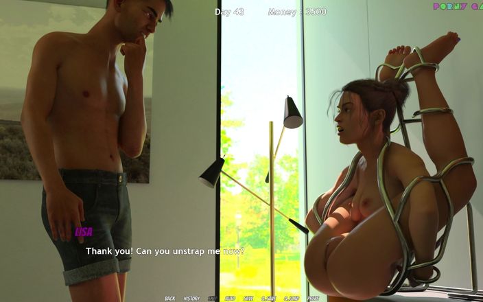 Porny Games: Lisa Total Investigação! por Dragofinder Studio - dedilhado anal e sexo...