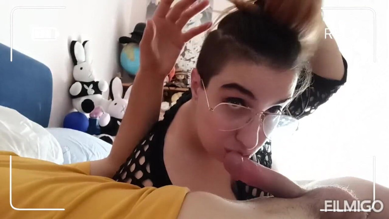 Cindy Loou: Sexy fishnet slut fucked hard