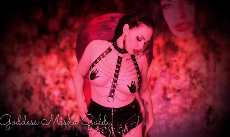 Goddess Misha Goldy: Mach mich mit deinem heißen sperma viel mächtig! Wichs für...
