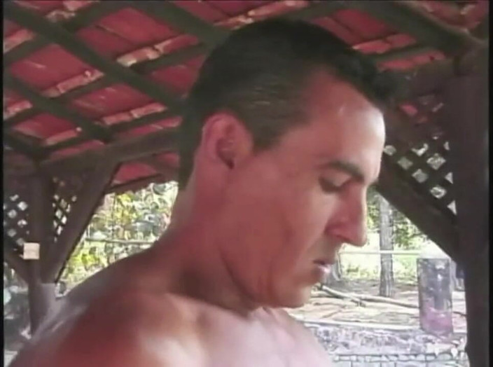 Shemale videos: Latina shemale fucked by 2 straights