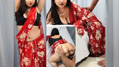 CurvyCumCouple69: 热辣的印度阿姨纱丽做爱