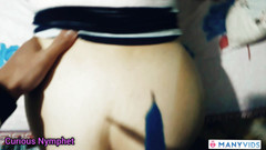 Adrian And Curious: Dewi yang curious blowjob kawan baik kongkek pantat besar creampie