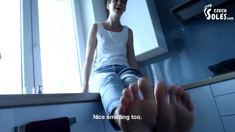 Czech Soles - foot fetish content: Sexy dirty and smelly feet that really need a bath