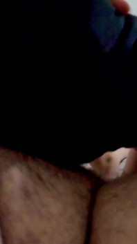 MILF with Saggy Tits Suck Big Mature Cock Deepthroat Wearing a Black Balaclava