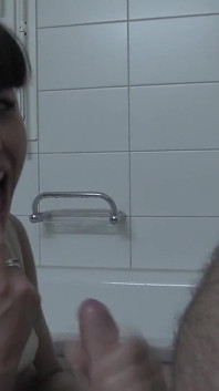 Amanda Jane fucked in the bathroom