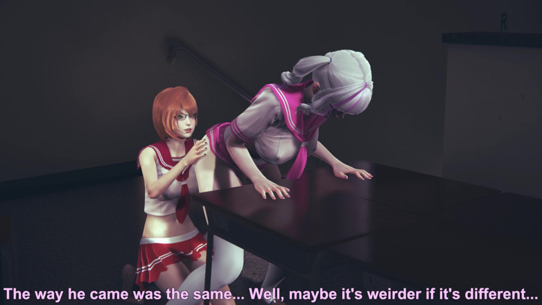 Waifu club 3D: Redhead girlfriend licks pussy classmate