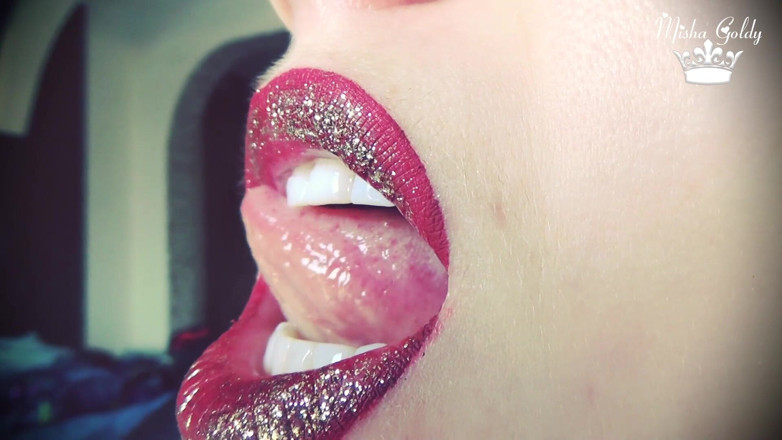 Goddess Misha Goldy: Inhale my exhales &amp; worship my lips