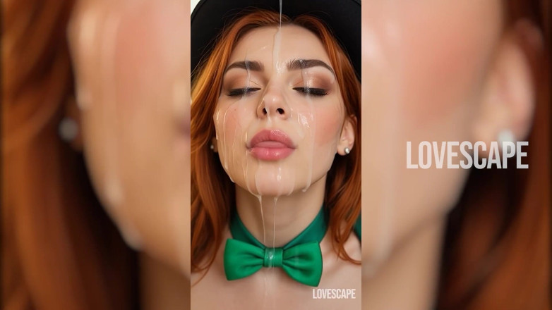 Lovescape: Busty Babe Douses Cleavage in Stout - Pub Orgy (ai Gen)