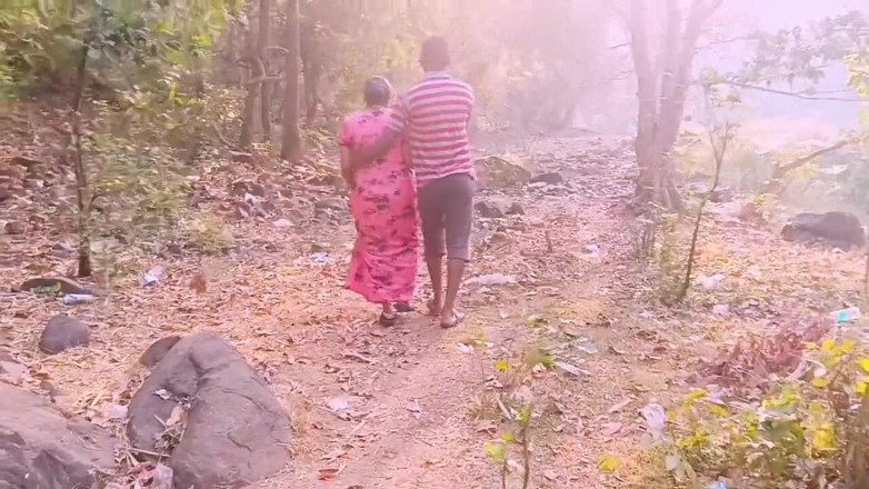 Telugu honey lips: Desi Stepmom and Stepson Outdoor Sex Telugu Dirty Talks
