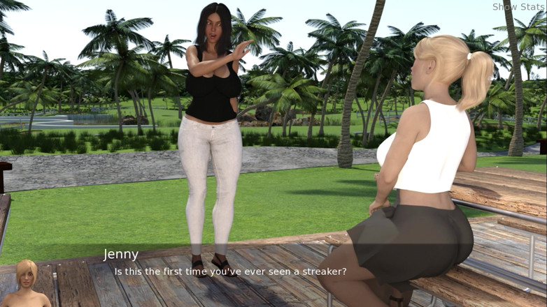 Porny Games: Project Hot Wife - Montre sa chatte à un inconnu (28)