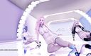 3D-Hentai Games: Stellar - Vibromasseur Ahri Seraphine Kaisa danse nue kda ligue des...