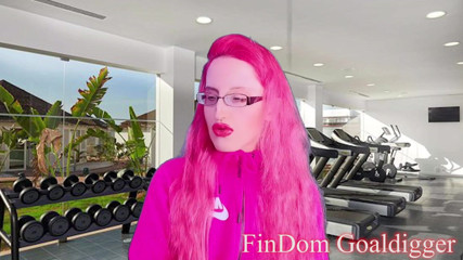 FinDom Goaldigger: Bonita estudante cadela menina transformação
