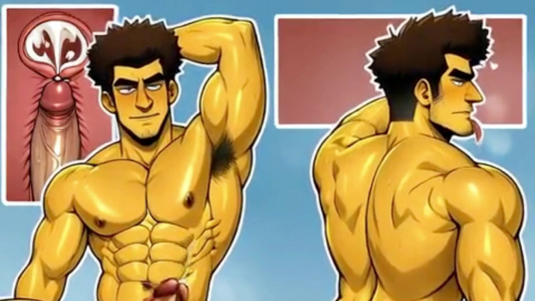 Real narrated fantasy Hentai: Compilation of Gay Anal Sex in a Simpsons Cartoon Style