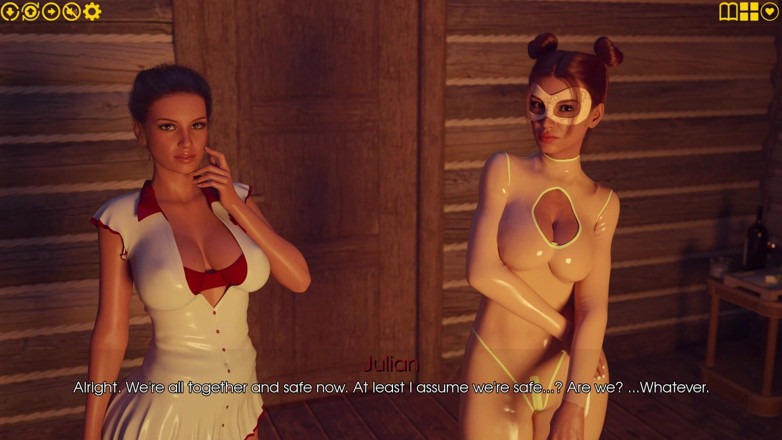 3D Cartoon Porn: 我的快乐 29 - 朱利安在给lori &amp;haley撸管时从daphne吹箫