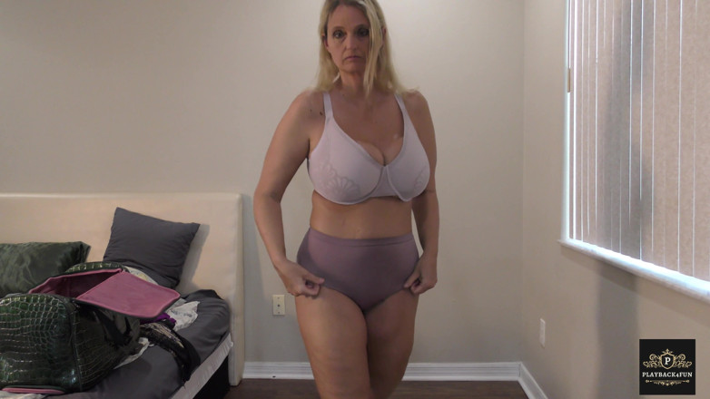 Playback4funher: Underwear Bra and Panties Try on Custom Video No Sex