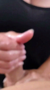 Hot Handjob Slow Motion Cum Shot